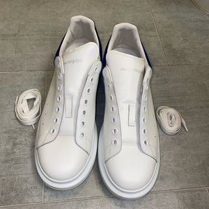 Alexander McQUEEN - White Leather w/ Blue Suede